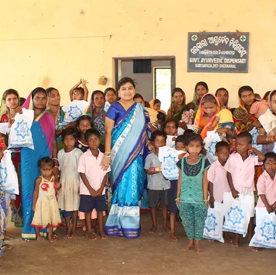 Chatighara drive – distributing essentials to the community