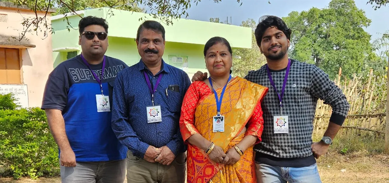 Pranati Mishra and the Save Some Smiles team